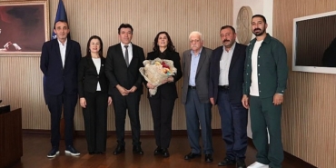 Başkan Çerçioğlu’na Nazilli Lokantacılar ve Kasaplar Odası Başkanı Arslan’dan ziyaret
