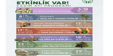 İzmir’de kasım ayı doğayla iç içe geçecek